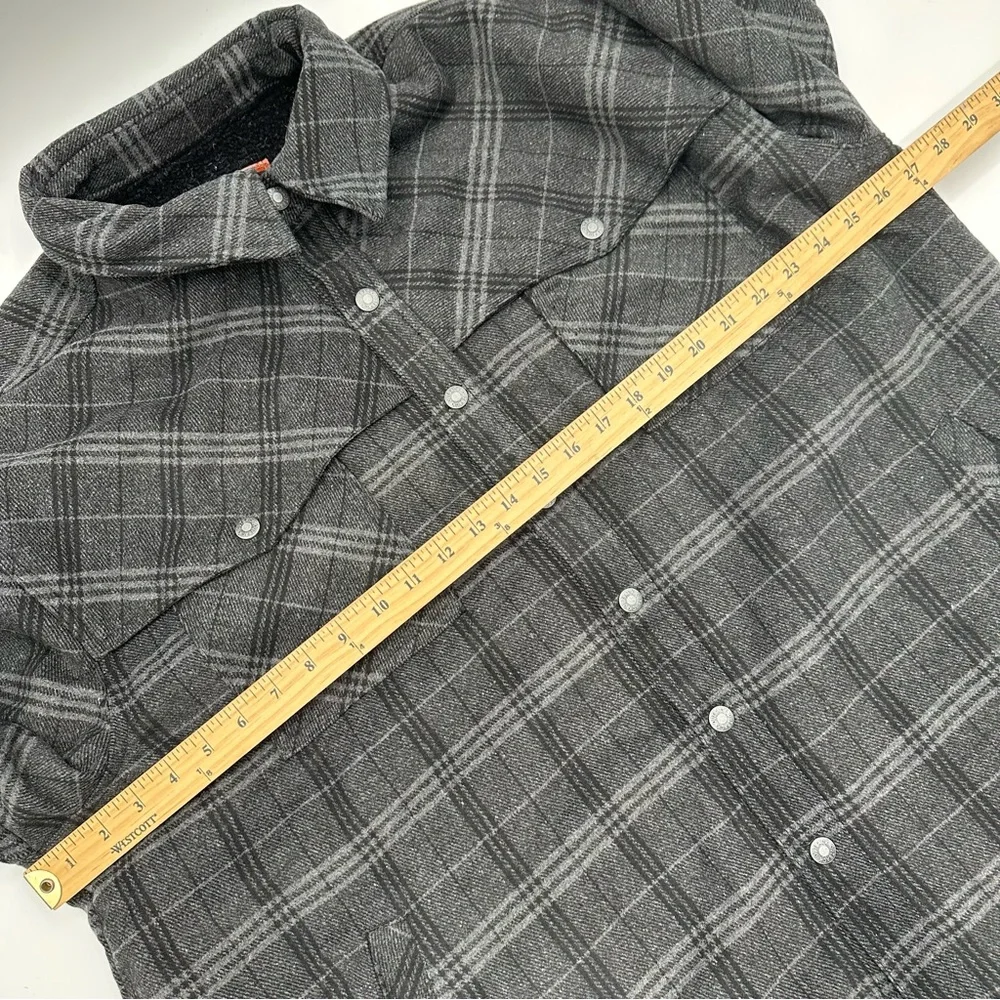 Outback Trading Company Men's Harrison Plaid Button Gray Jacket Size XXL NWT New